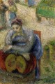 comerciante de calabazas 1883 Camille Pissarro